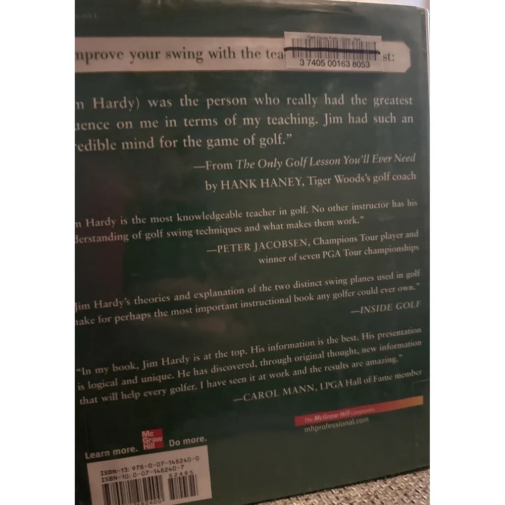 A Swing You Can Trust & The Plane Truth For Golfers Set Of 2 Golf Books
